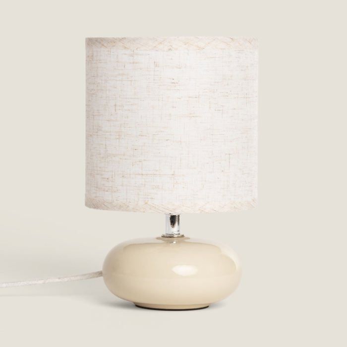 Lampe à Poser Céramique Nori S Beige