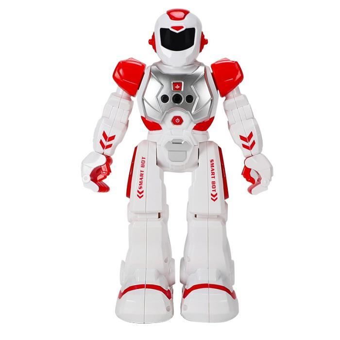 rouge-Robot télécommandé, Action intelligente, marche, chant, danse,  figurine, capteur de gestes, jouets, cad