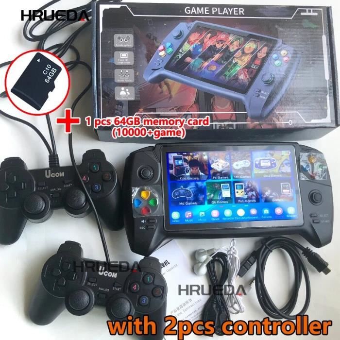 Console De Jeu Portable Rétro G90 7 Pouces 64 Go,Haute Définition,Pour Jeux D'arcade Nostalgiques Psp/ps1,Pour Les Fans De Jeux D'arcade Rétro - Buy Product on
