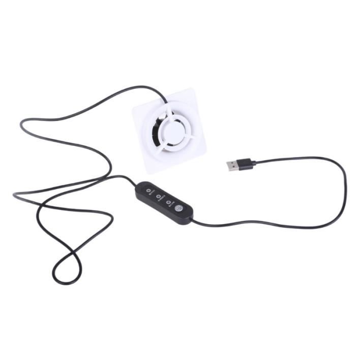 Ventilateur De Canal En Ligne 3 Vitesses USB 5 V 75 Mm Avec