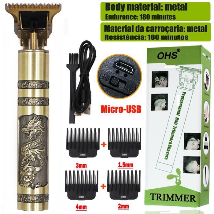 Tondeuse à Barbe Dragon – Design Ergonomique, Pour Visage Et Corps – Neuf Sous Blister