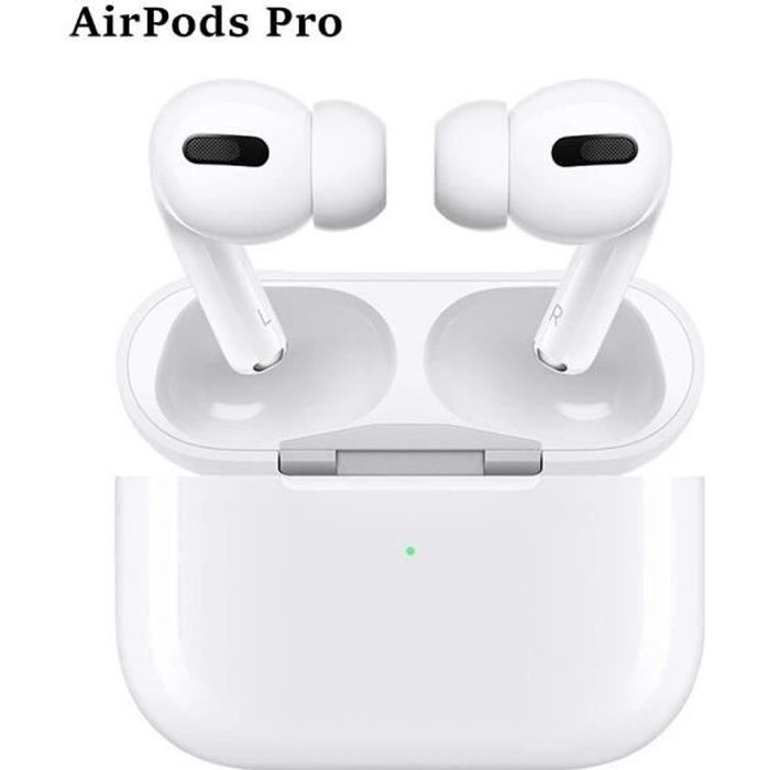 APPLE AirPods Pro Écouteurs sans fil Bluetooth - Boîtier de charge sans fil  Blanc - Cdiscount TV Son Photo