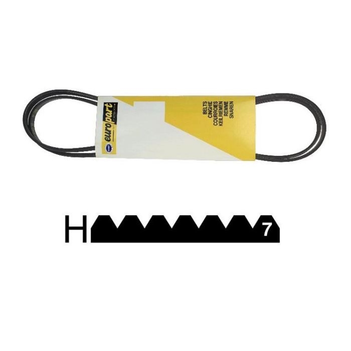 Courroie Poly V 1930 H 7 - Ariston - DV60Q2ME - LAVATHERM630 - LTH57520 - SP610/10 - ST300 - T300 - WT1081