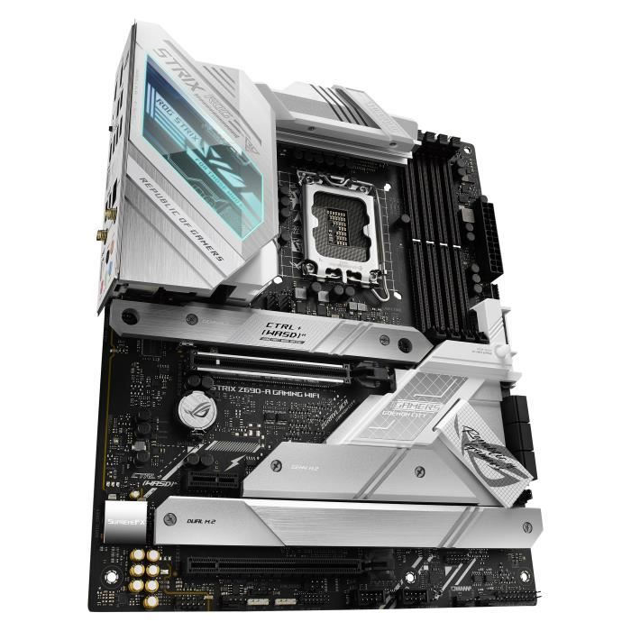 ASUS ROG STRIX Z690-A GAMING WIFI - Carte mère ATX Socket 1700 Intel Z690 Express - 4x DDR5 - M.2 PCIe 4.0 - USB 3.2 - LAN 2.5 GbE -