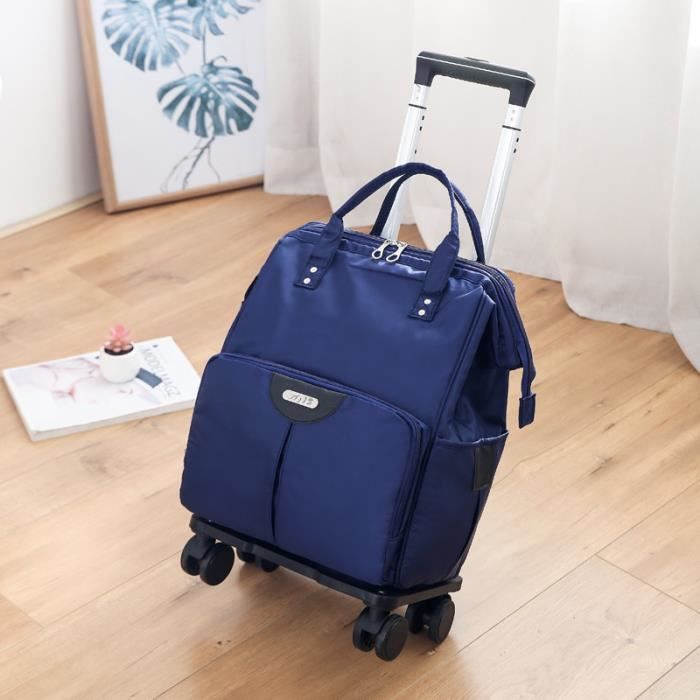 Sac À Dos À Roulettes Universel Pour Femmes, Valise De Voyage Pliable À  Roulettes, Sac À Dos De Grande Capacité X102c + - AliExpress