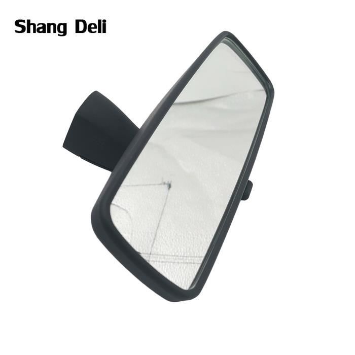 Rétroviseur Intérieur Voiture Universel – Compatible Peugeot Citroën Renault 106/205/206/207/306/307 – Angle Large, Anti-Angles Morts, OE 814842