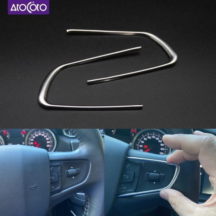 Autocollant De Réparation Pour Boutons De Volant Peugeot 408, 3008, 508 - Noir, Type C