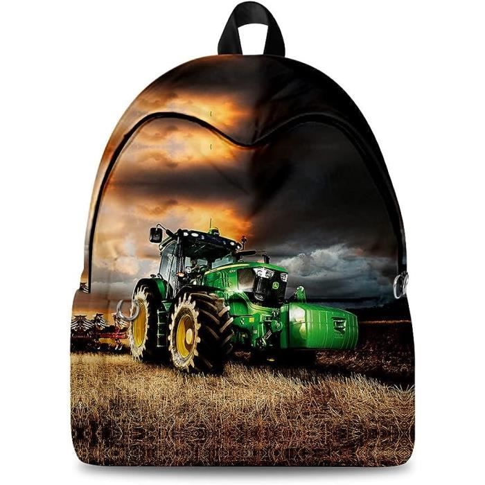 Sac Dos Tracteur Grande Capacit Sac D cole Pour Gar ons Et