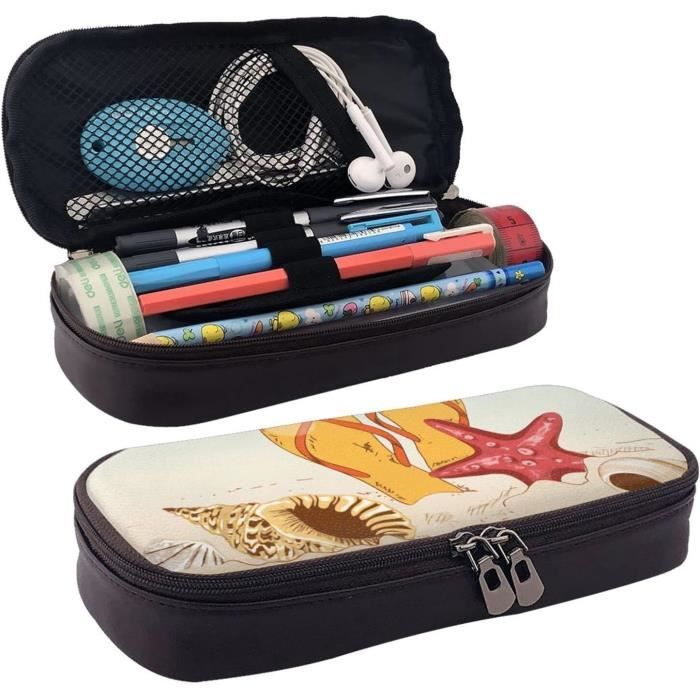 Trousse à Crayons Dessinable Eatsleepdoodle - Carte Du Monde à Colorier Avec 10 Stylos Lavables