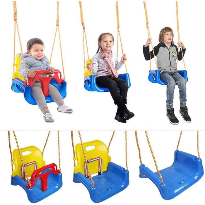 Balançoire pour Bébés Balançoire Bébé Enfants 3 en 1 Siege