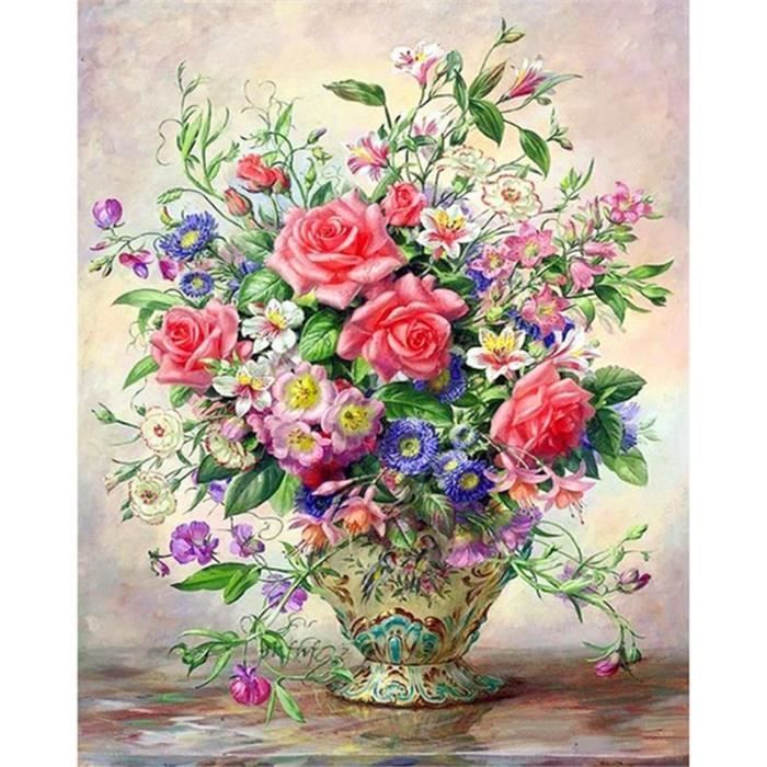 Kit Diamond Painting 5D Motif Pilier 40x30cm - Mosaïque Avec Pierres Strass - Neuf Ikonka
