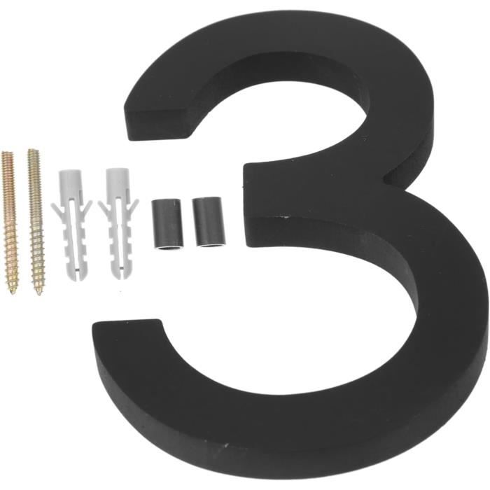 Numéros De Maison Autocollant Numéro Autocollants En Métal Numéro De ...