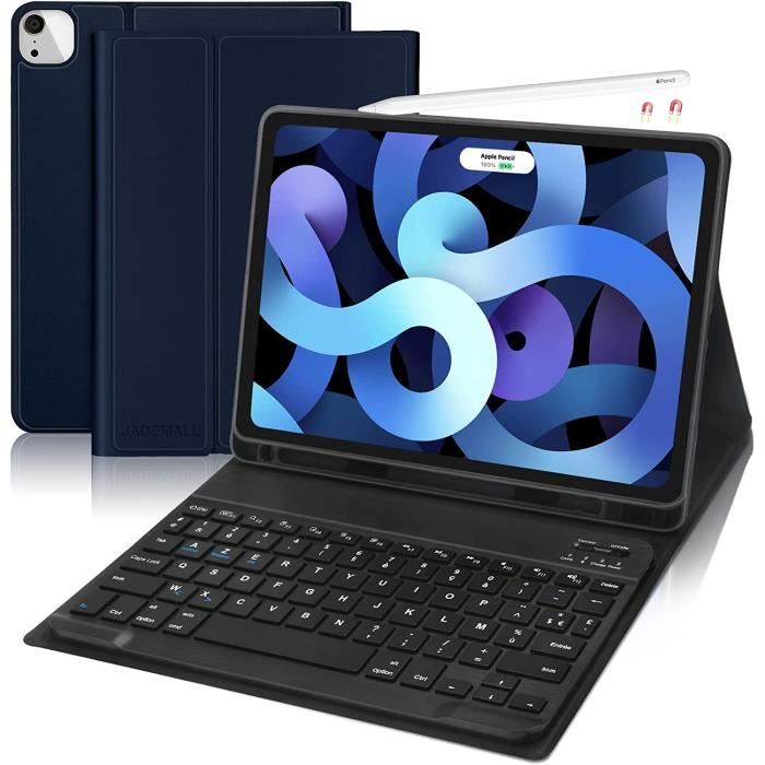 Coque Clavier pour iPad Air 5 2022, Air 4 2020 10.9, iPad Pro 11 4-3-2-1  Generation, AZERTY Détachable Clavier Bluetooth [105]