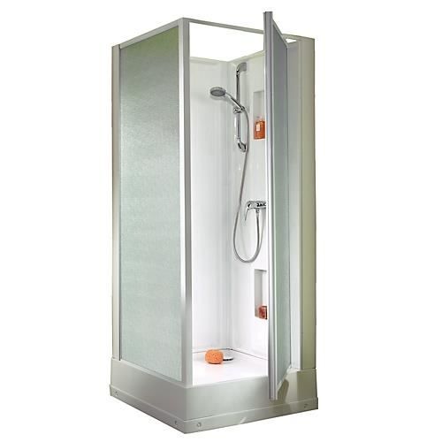 Cabine Izibox Carree Porte Pivotante Verre 90x90 Achat Vente