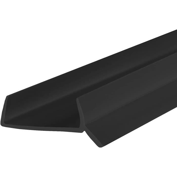 Joint pour plinthe cuisine, profil d’étanchéité pour socle cuisine, 18mm - 19mm, longueur : 1,5m, Noir[93]