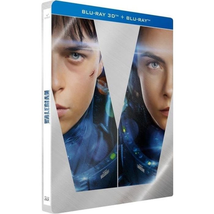 Valerian et la cité des milles blu ray 3d + 2d steelbook 2017 Cdiscount DVD