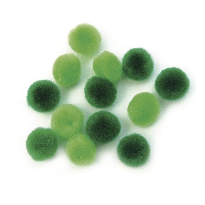 65 Pompons Rouges Ø10mm - Pour Bricolage, Décorations - 100% Polyacrylamide