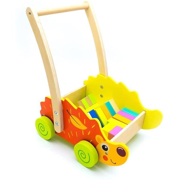 RB G Chariot de Marche avec Forme et Couleur Trotteur Multi activites en Bois Jouets en Bois activite Bois Trotteur Jouet de P A28 Cdiscount Puericulture Eveil bebe