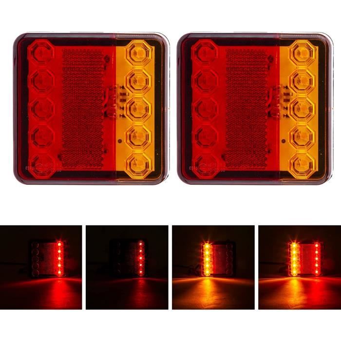 Ygmylandbb Feux Arrière de Camion 24V Feux De Remorque LED Ygmylandbb Feux Arrière de Camion 24V Feux De Remorque LED