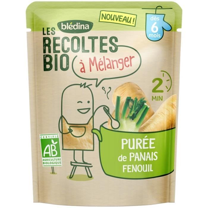 Bledina Les Recoltes Bio A Melanger Puree Pour Bebe Bio Des 6 Mois Panais Fenouil 1x130g Achat Vente Legumes Cuisines Bledina Les Recoltes Bio A Melanger Puree Pour Bebe Bio