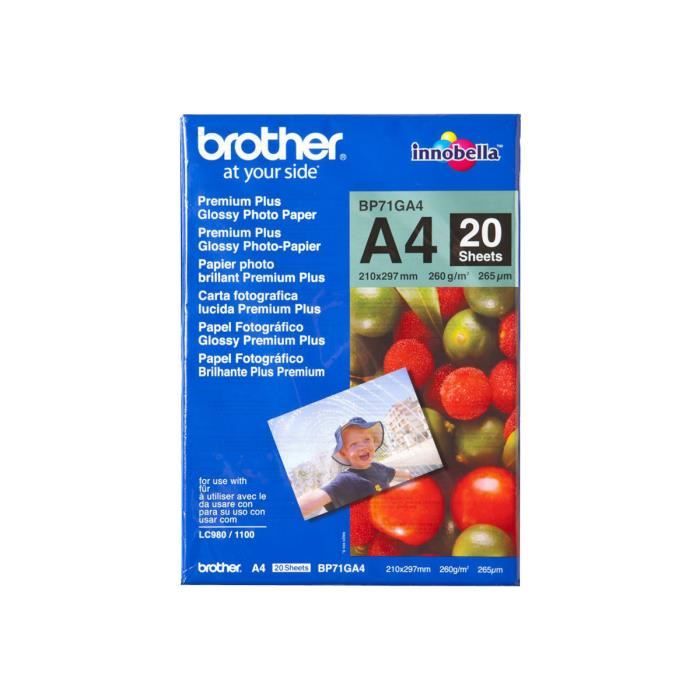 Brother Innobella Premium Plus BP71GA4 Brillant A4 (210 x 297 mm) 260 g ...