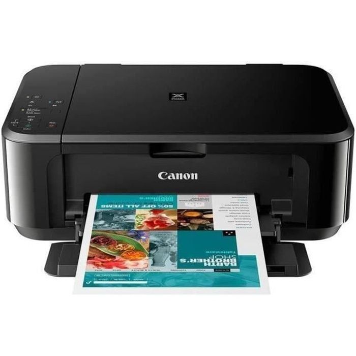 Imprimante multifonction 3 en 1 - CANON PIXMA MG 3650S - Noir - Jet d'encre - Recto-verso auto - Wi-