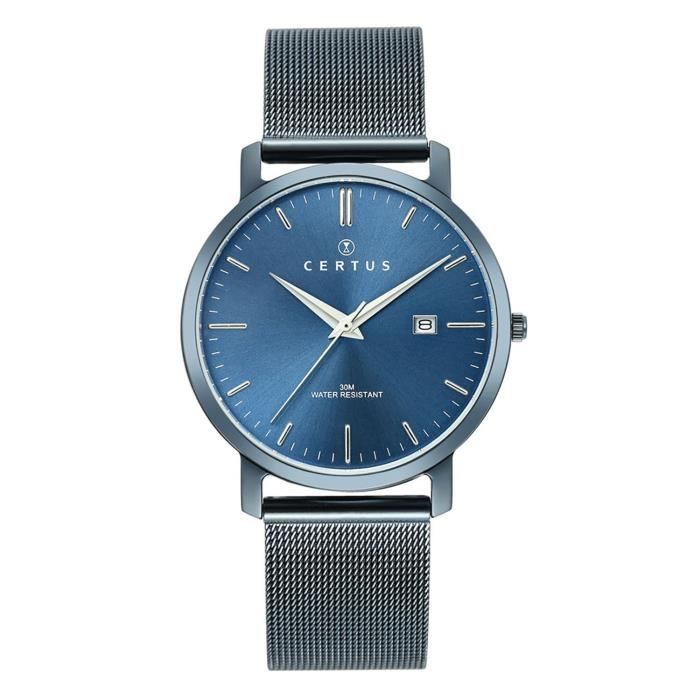 Montre bracelet on sale maille milanaise homme