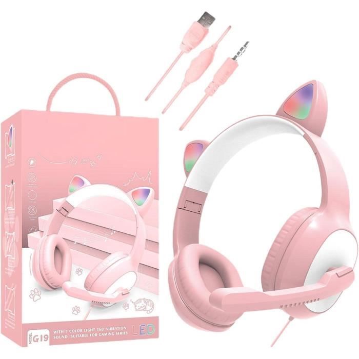 2 Pièces Oreilles De Chat Pour Casque - Accessoire Cosplay Ou Déguisement - Neuf Sous Blister