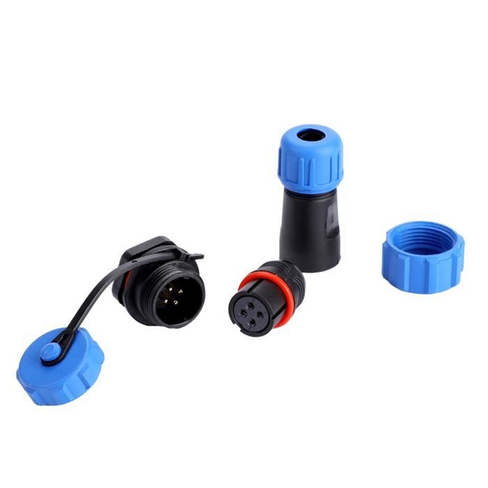 ZBLZGP Weipu Connecteur Circulaire Pour Câble Aéronautique SP13 étanche IP68 Connecteur De Montage Sur Châssis (ensemble De 7 Broches