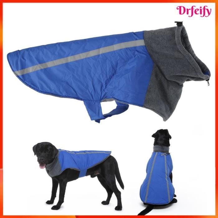 Comparer les prix de Drfeify Vêtements d'hiver pour grands chiens Vêtements d'hiver pour animaux de compagnie, épais et chauds, animalerie manteau M.