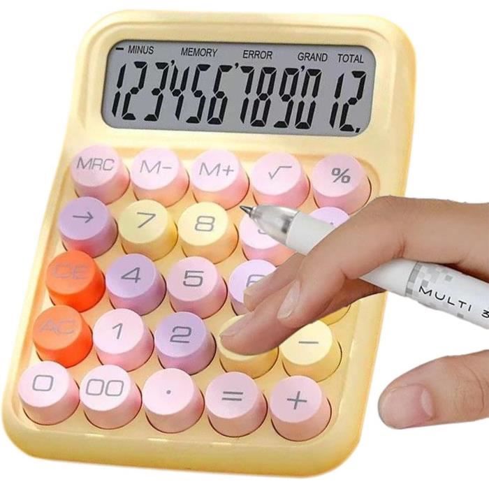 Calculatrice Scientifique 12 Chiffres 240 Fonctions Avec Coque Rigide - Idéale Pour Étudiants (Bleu)