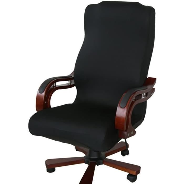 Housse De Chaise De Bureau Extensible - Amovible Et Lavable - Pour Fauteuil De Bureau, Gaming Ou Salle à Manger - Taille M Ou L