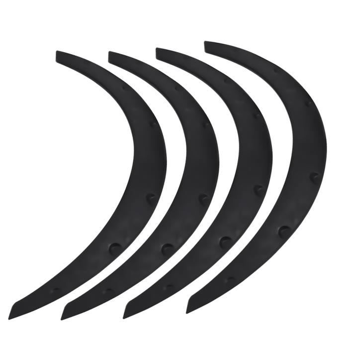 2 Pièces Sourcils De Roue Universels - Bandes Anti-Collision Garde-Boue Voiture
