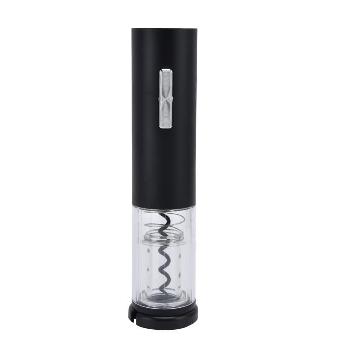 Tire-bouchon électrique En Inox Avec Coupe-capsule - Secret De Gourmet - Pratique Et Rapide Pour Les Bouteilles De Vin