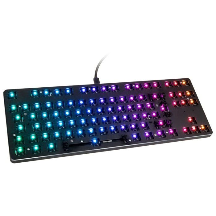 Clavier mécanique TKL – Glorious PC Gaming Race – GMMK TKL (ISO) – Personnalisable – Rétroéclairé RGB – Filaire