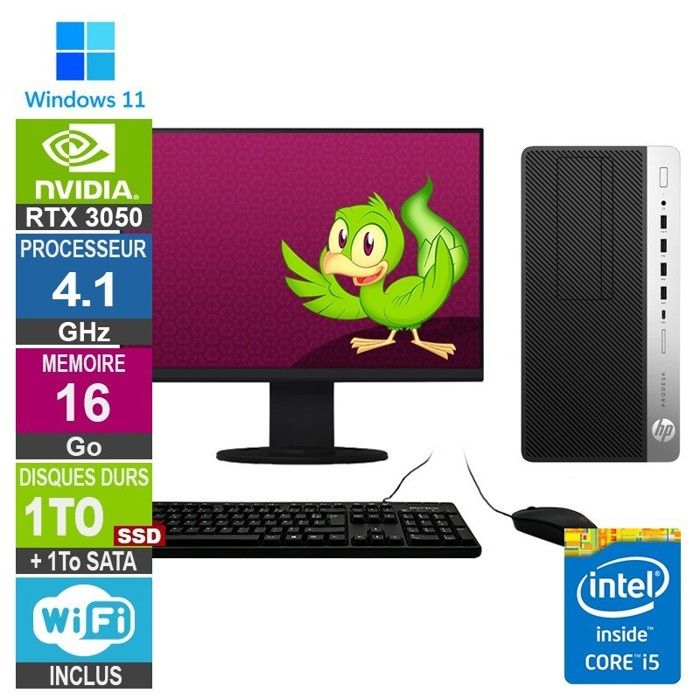 PC Gamer LPG 800G4 i5 8500 4.10GHz SSD + RTX 3050/ - vue 5