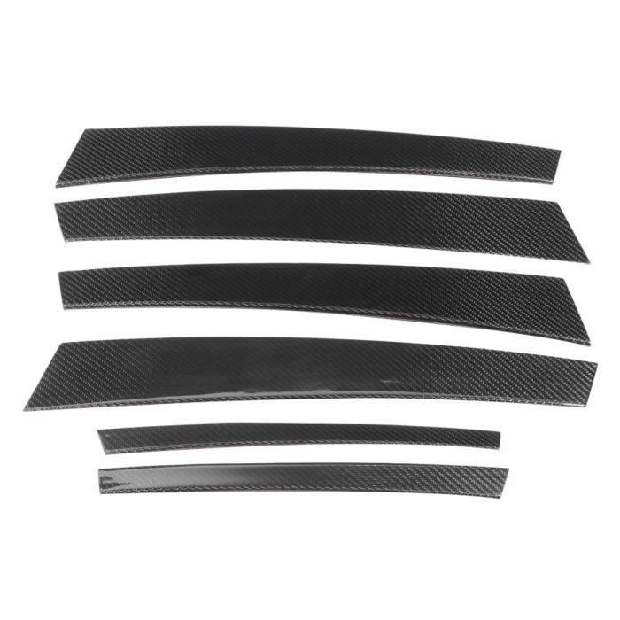 Garniture Panneau Pilier De Porte En Fibre De Carbone Pour Nissan 350Z 2003-2008 - Noire, Brillant, Facile à Poser