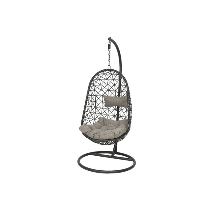 Fauteuil suspendu Bologna Noir - Jardideco