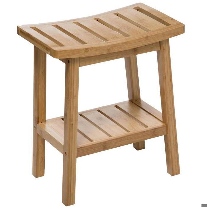 Tabouret rangement bambou - 5 five simply smart - Marron Tabouret rangement bambou - 5 five simply smart - Marron