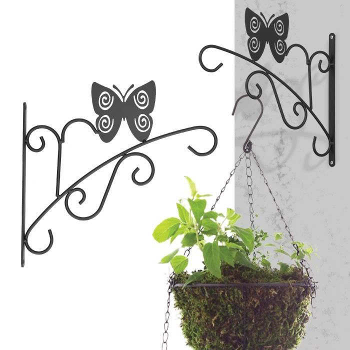 Crochet mural Support de plante suspendu, cintre de plante droit