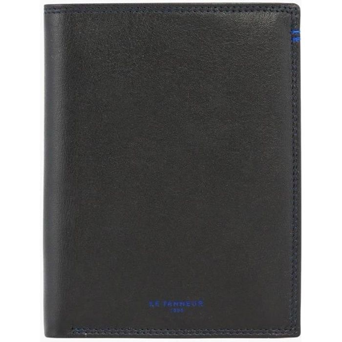 Prot/ège-passeport en cuir avec protection RFID Le Tanneur taille 13,5 cm tmin3420