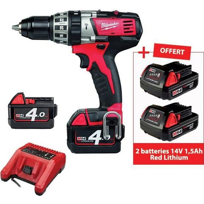 Perceuse Visseuse Milwaukee C14dd 402c 14 4v Li Ion 4 0ah 4933443782 Achat Vente Perceuse Perceuse Visseuse Milwaukee Cdiscount