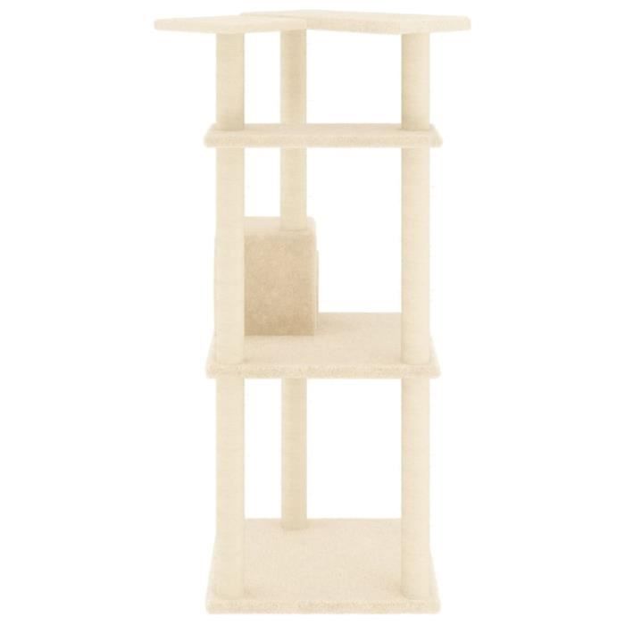 Meilleurs prix pour Arbre à chat - MOTHINESSTO - YY00791 - 123 cm - Bois d'ingénierie - Sisal naturel