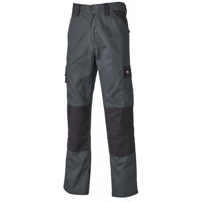 Pantalon de travail MultiPoches Dickies Everyday Bicolore - Gris Poches Noires