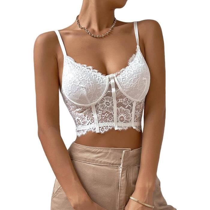 Haut hotsell debardeur dentelle