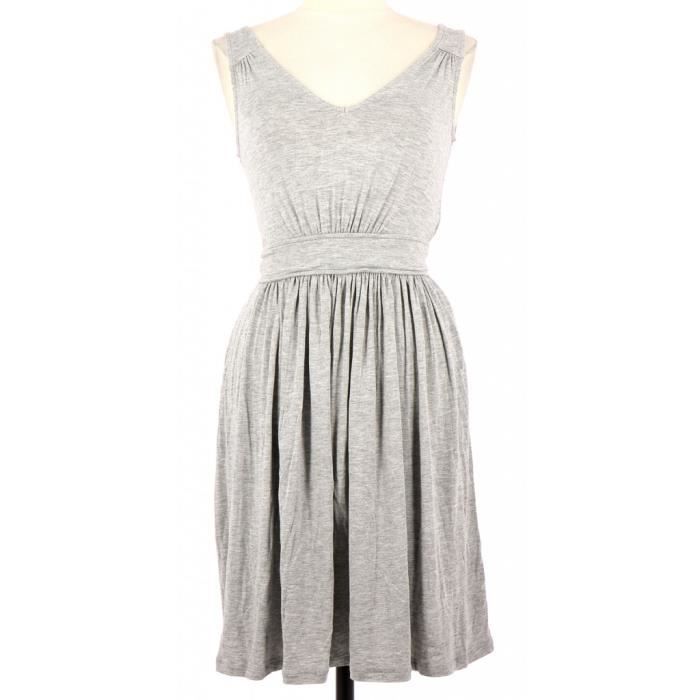 Robe Naf Naf Xs Gris Gris Achat Vente Robe Cdiscount