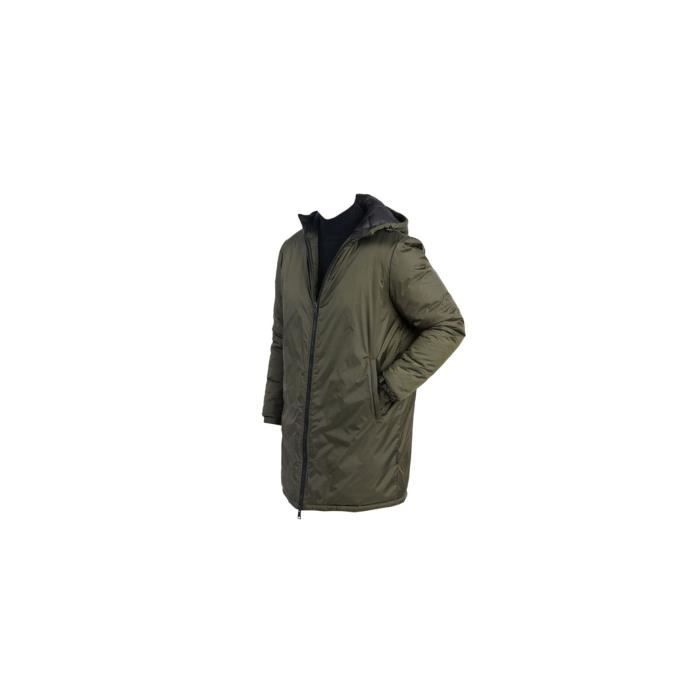 Coupe vent REDSKINS CONNOR SWIFT Homme Vert kaki Noir Capuche col montant fermeture et poches zippees Vert Cdiscount Pret a Porter