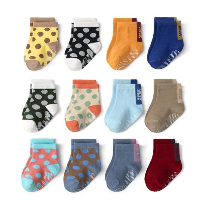 5 Paires De Chaussettes En Coton Pour Enfant 3-5 Ans - Multicolore, Confortables Et Chaudes Pour L'hiver - 4