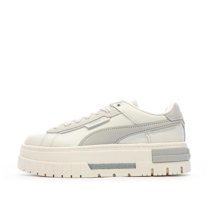 Puma Baskets Écru/Gris Femme Puma Crashed Selflove