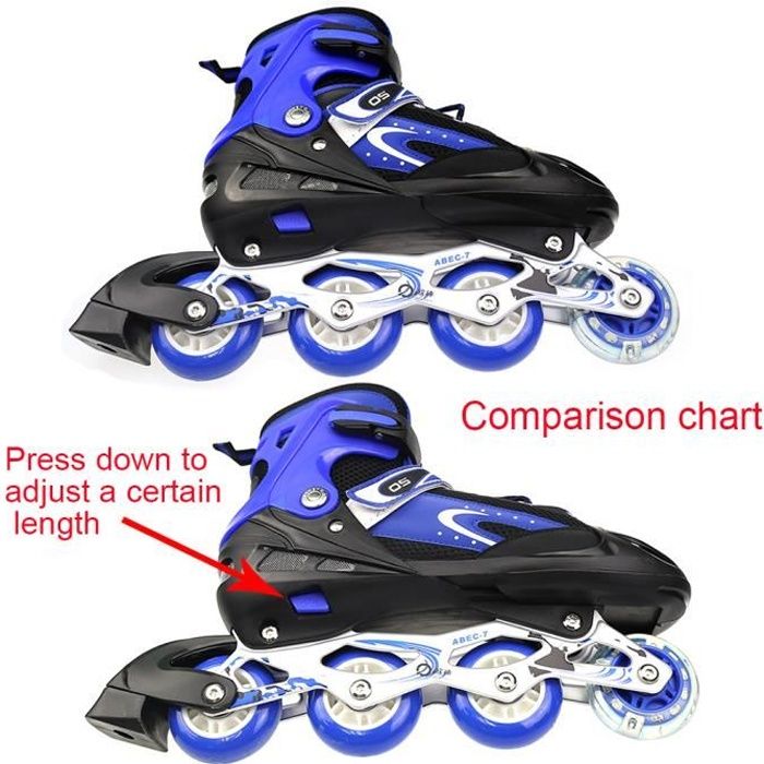 Patins à Roues Alignées Rollers en Ligne Garçons-Filles taille 32